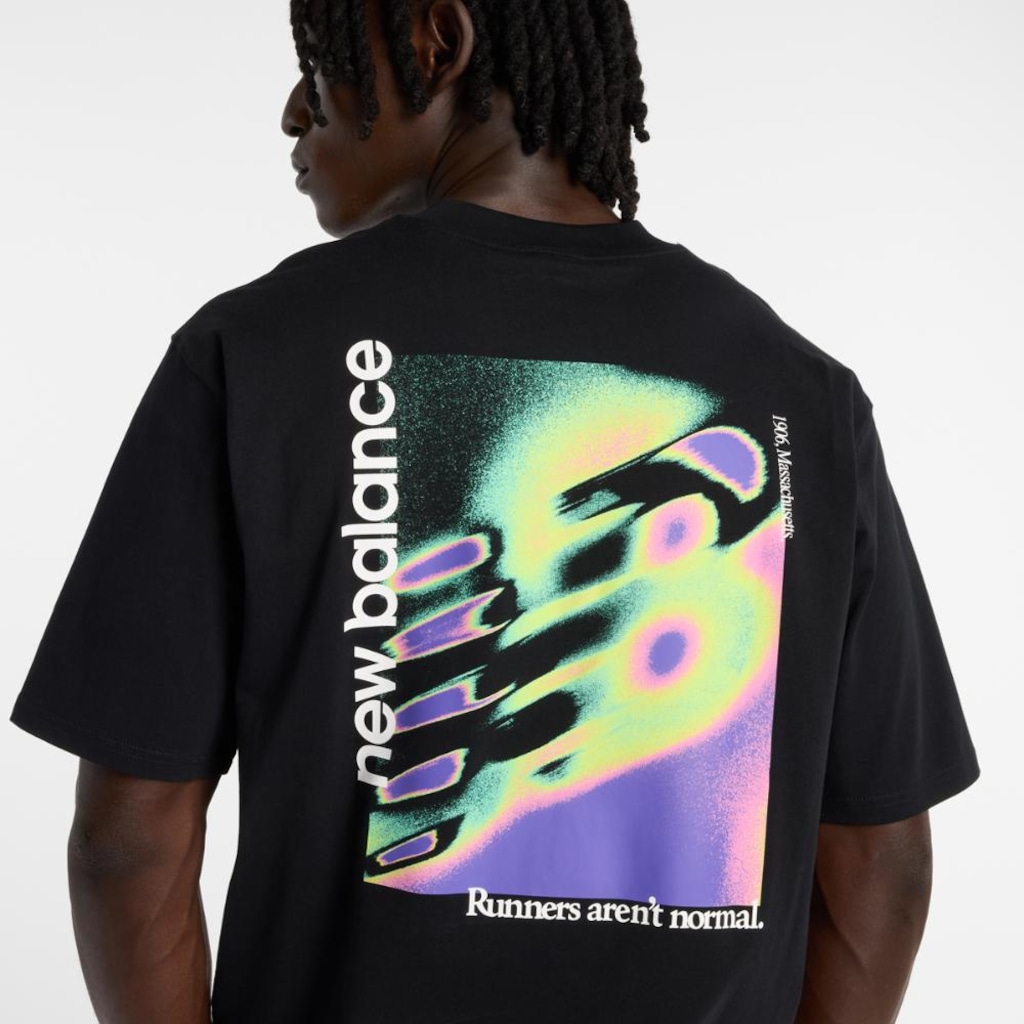 Imagem 4 do produto Camiseta New Balance Neon Heat Map Masculina