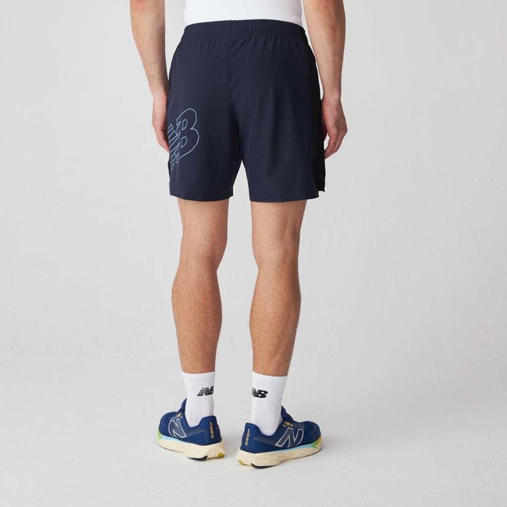 Imagem 2 do produto Bermuda New Balance Tenacity Logo 7" Masculina