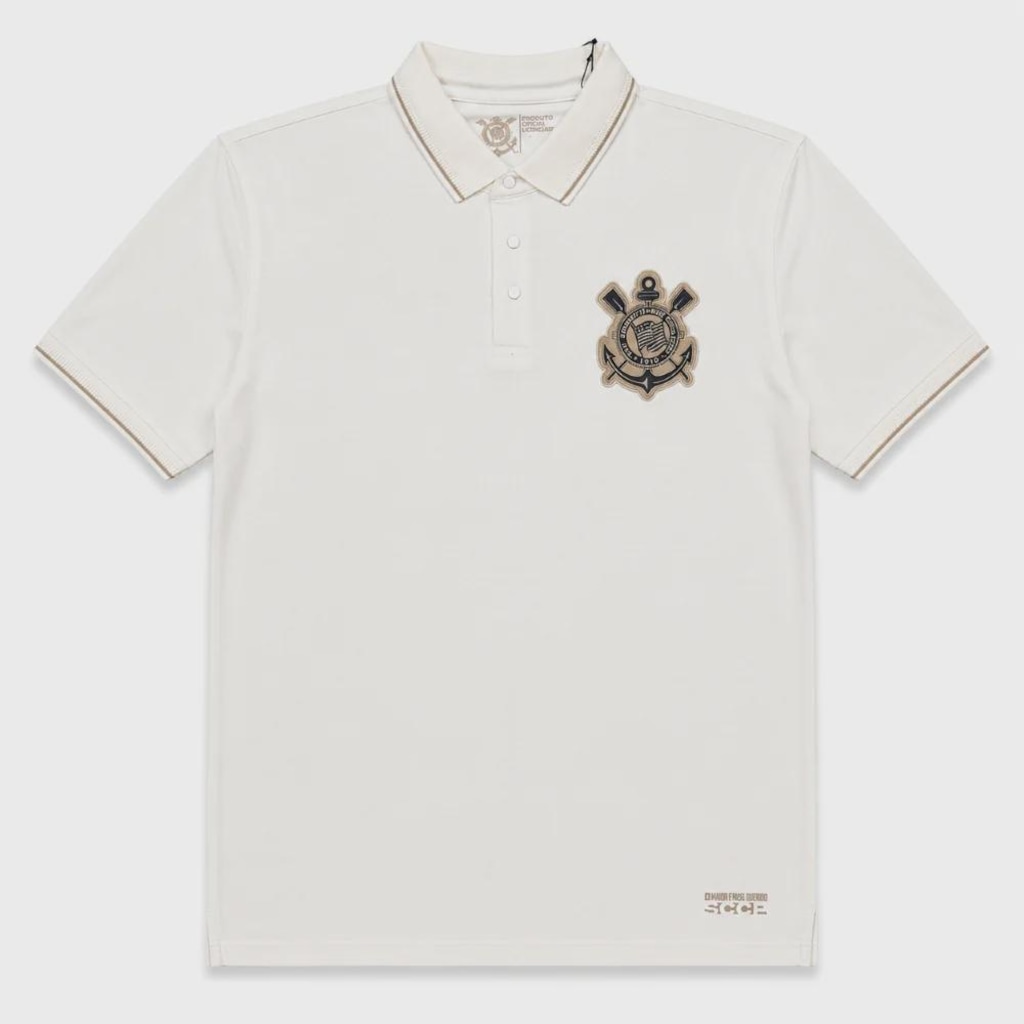 Imagem 2 do produto Polo do Corinthians Coimbra Classic - Masculina