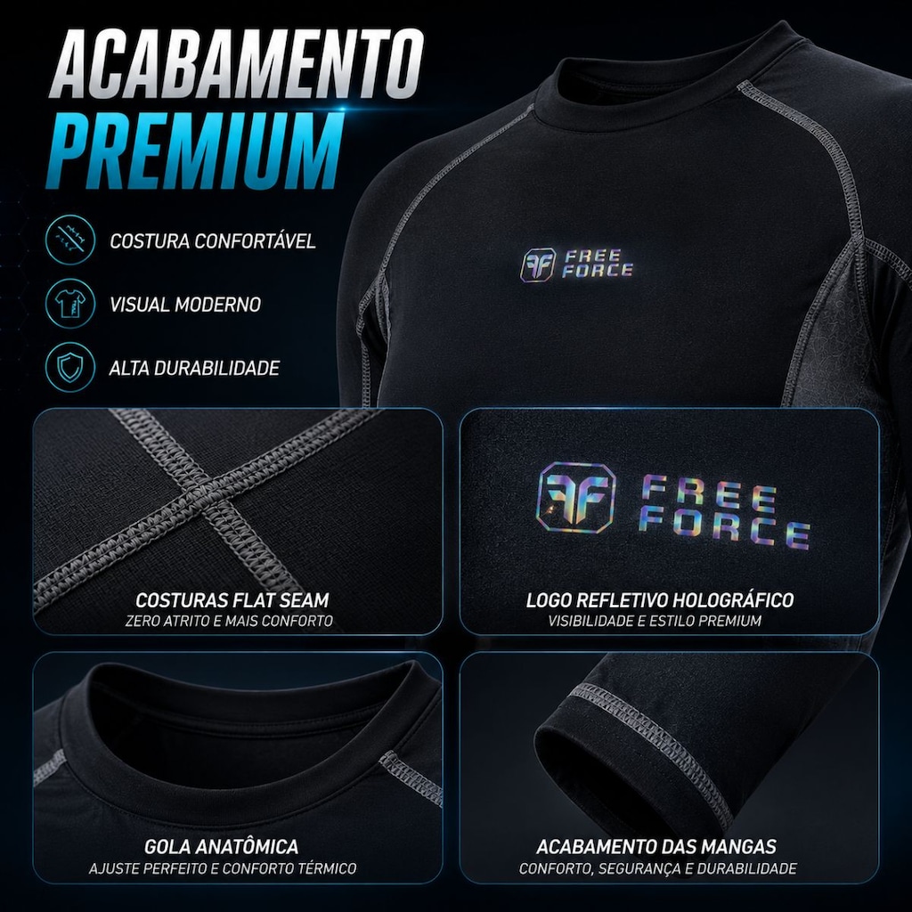 Imagem 5 do produto Camisa Manga Longa Free Force - Feminina