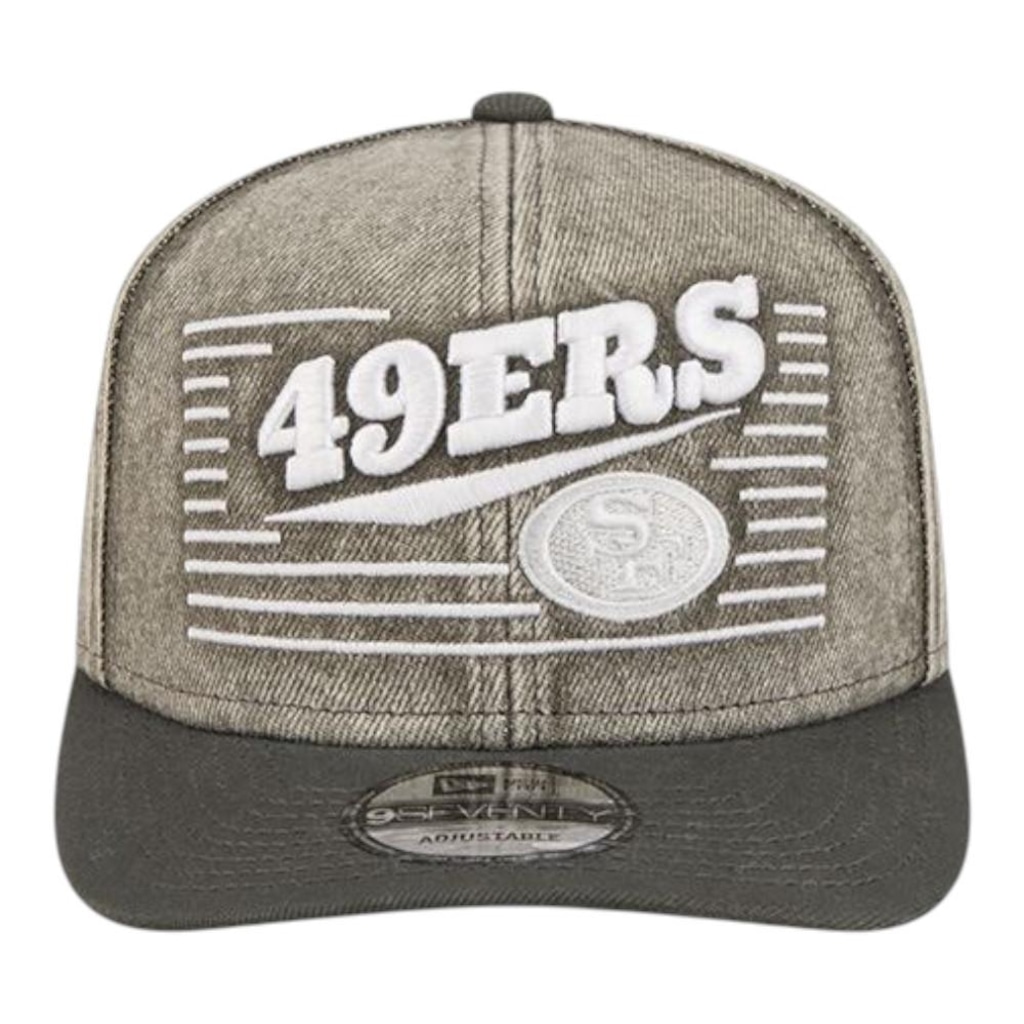 Imagem 2 do produto Boné Adulto New Era Washed Denim 970 San Francisco 49ers Aba Curva