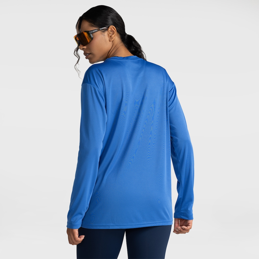 Imagem 2 do produto Camiseta ML Dry Lisa Proteção Solar Treino Feminina