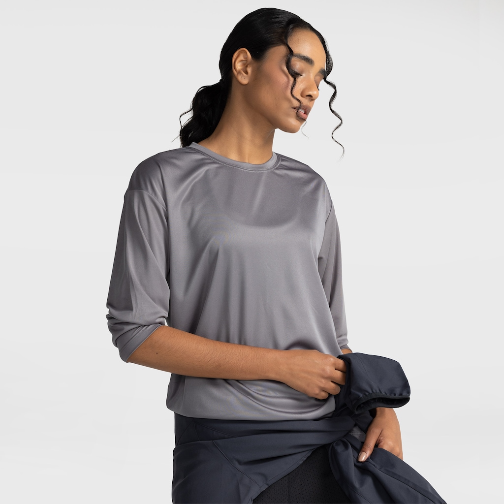 Imagem 1 do produto Camiseta ML Dry Lisa Proteção Solar Treino Feminina