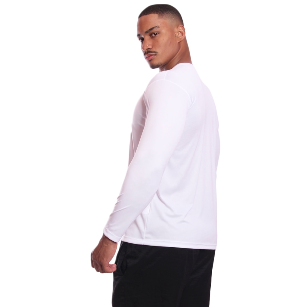 Imagem 3 do produto Kit 6 Camisetas Manga Longa Dry Lisa Treino Masculino