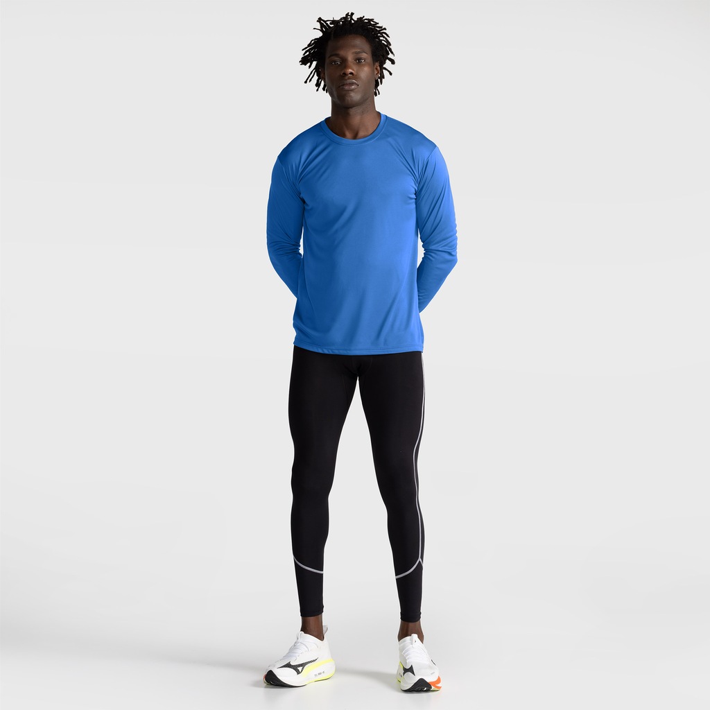 Imagem 4 do produto Camiseta Manga Longa Dry Lisa Treino Praia Masculino