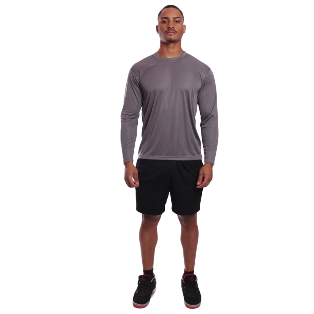 Imagem 2 do produto Camiseta Manga Longa Dry Lisa Treino Praia Masculino