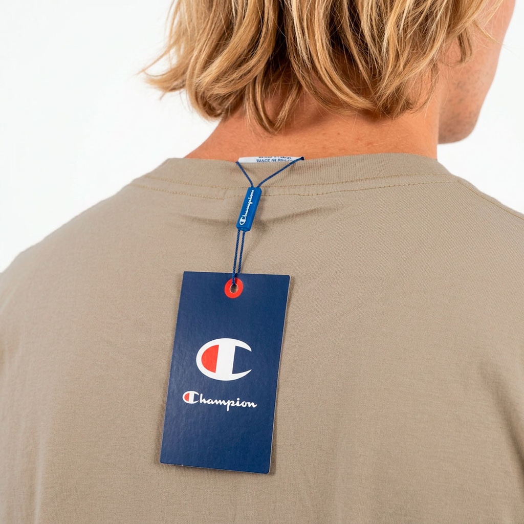 Imagem 5 do produto Camiseta Champion Logo Script INK | Dark Khaki - Masculina