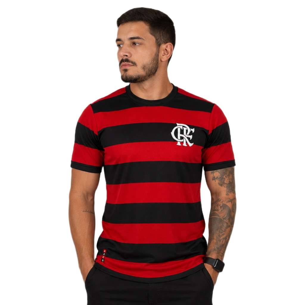 Imagem 3 do produto Camisa do Flamengo Home Rubro Negro Betel - Masculina