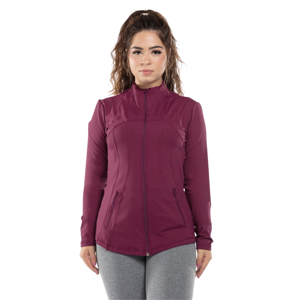 Imagem 2 do produto Jaqueta Gola Alta Esportiva Best Fit Azure Original - Feminina