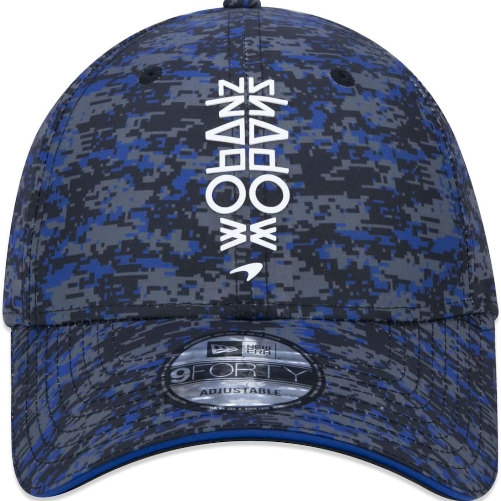 Imagem 3 do produto Boné Adulto McLaren F1 Team Digital Camo New Era Azul Aba Curva Fit 9Forty Aba Curva