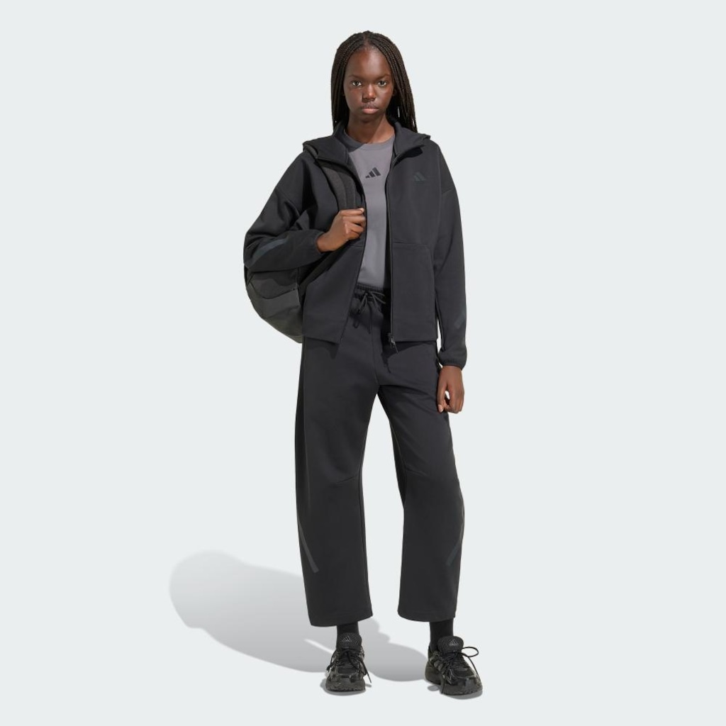 Imagem 4 do produto Blusão de Moletom Capuz Zíper adidas Z.N.E. adidas Feminino