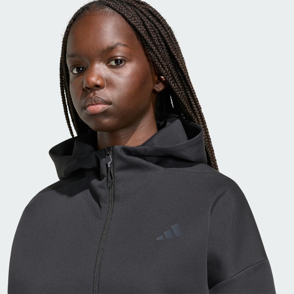 Imagem 5 do produto Blusão de Moletom Capuz Zíper adidas Z.N.E. adidas Feminino
