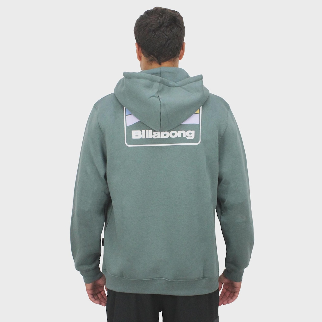 Imagem 2 do produto Moletom Billabong Runner Dark Green Importado - Masculino