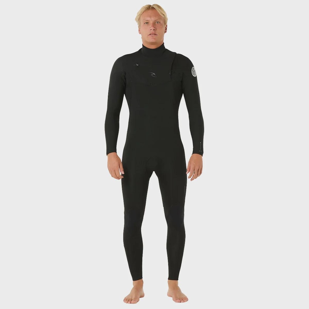 Imagem 2 do produto Long John Rip Curl Dawn Patrol Chest Zip Black Masculino - 2/2mm