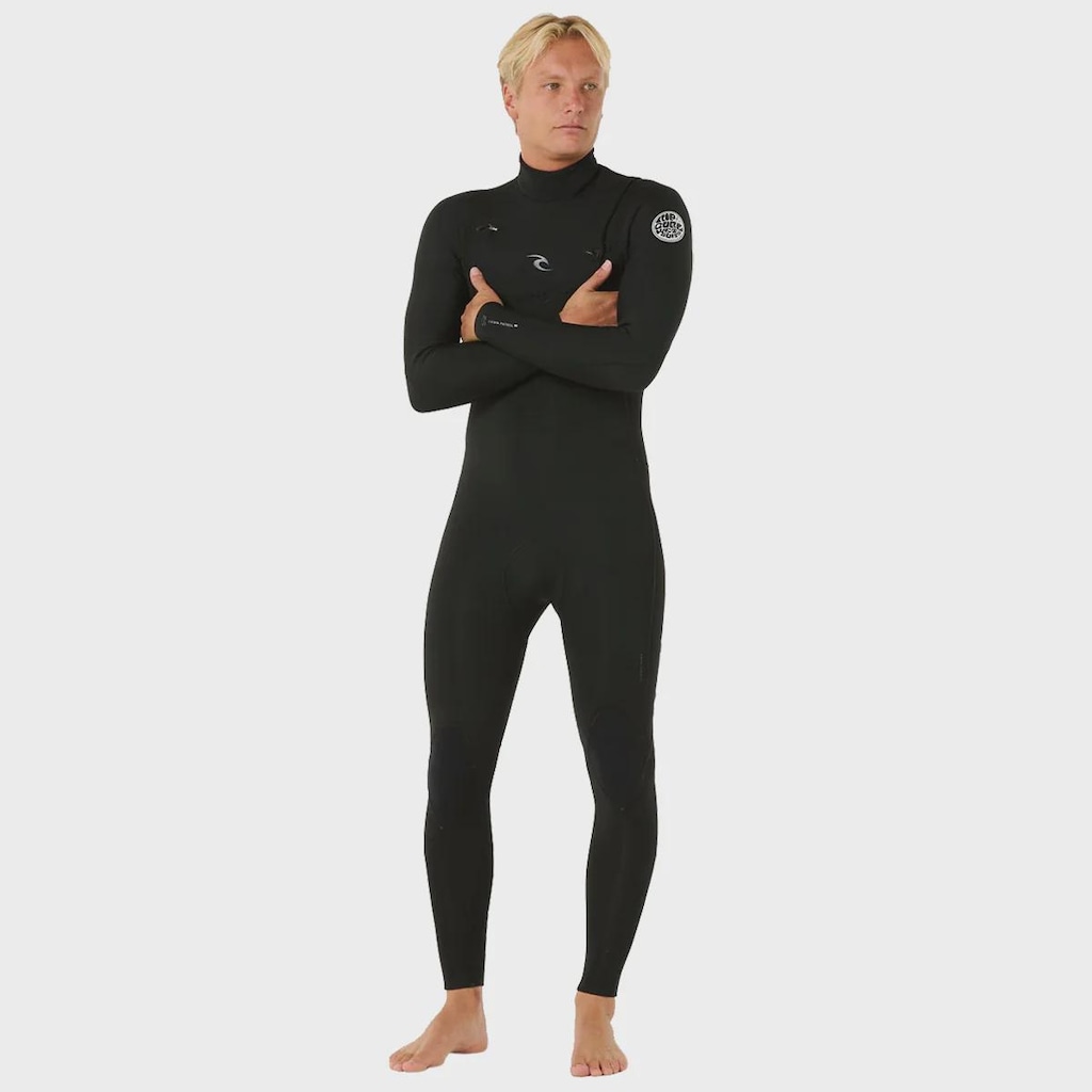Imagem 4 do produto Long John Rip Curl Dawn Patrol Chest Zip Black Masculino - 2/2mm