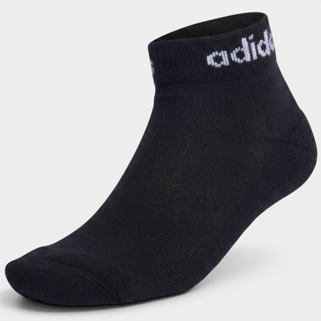 Imagem 2 do produto Kit Meias com 3 Pares adidas Linear Cano Médio