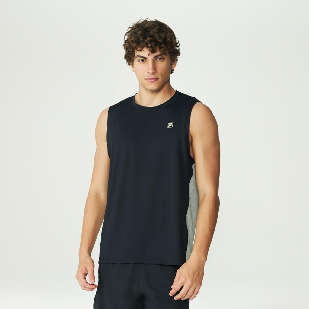 Imagem 4 do produto Camiseta Sem Manga Fila Grid Match Masculina