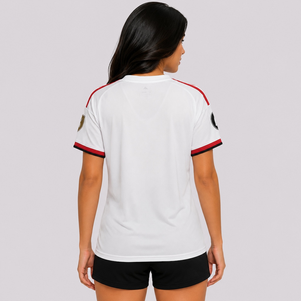 Imagem 4 do produto Camisa do Flamengo adidas Patch Campeão Libertadores II 2026 - Feminina