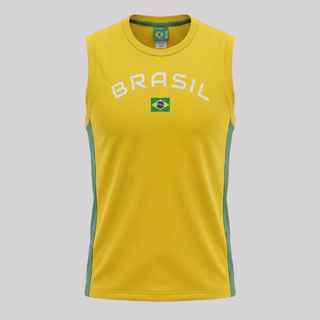 Imagem 3 do produto Camiseta Regata do Brasil Brisa Braziline - Masculina