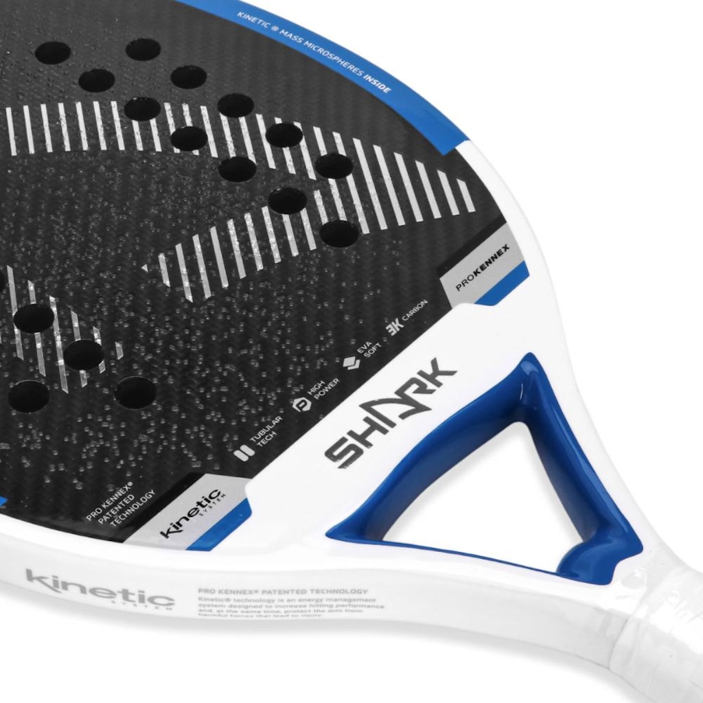 Imagem 4 do produto Raquete de Beach Tennis Shark Kinetic X-Blue 2026 - Adulto