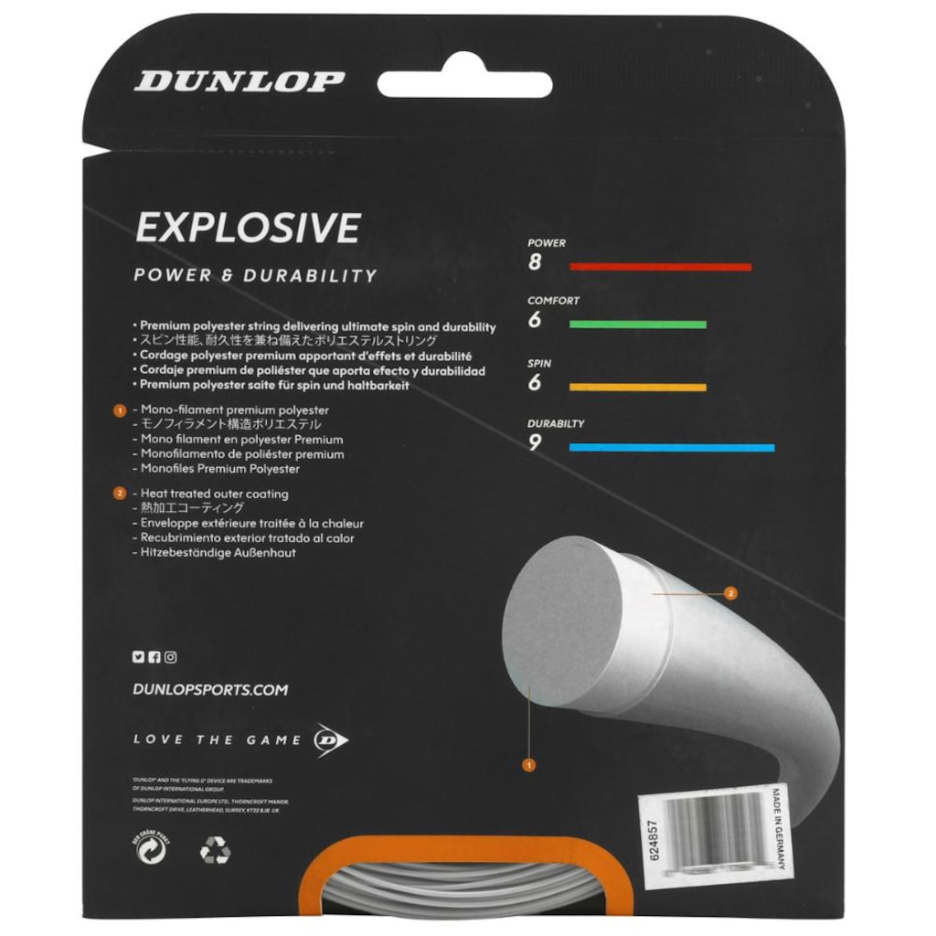 Imagem 3 do produto Corda Dunlop Explosive 16g 1.30mm Set Individual - Unissex