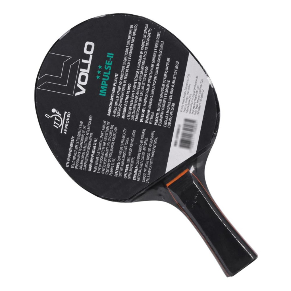 Imagem 2 do produto Raquete de Tênis De Mesa Vollo Impulse 2 - Adulto