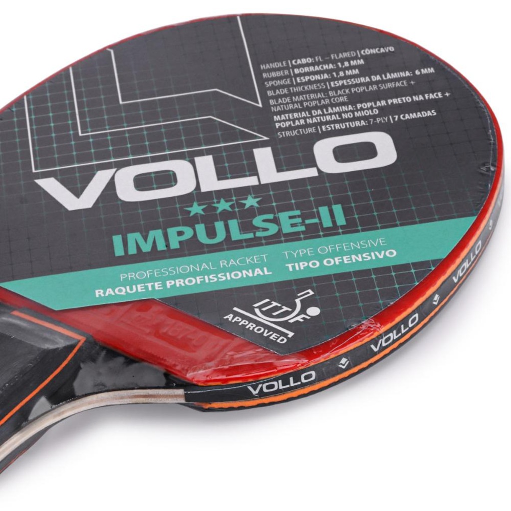 Imagem 3 do produto Raquete de Tênis De Mesa Vollo Impulse 2 - Adulto