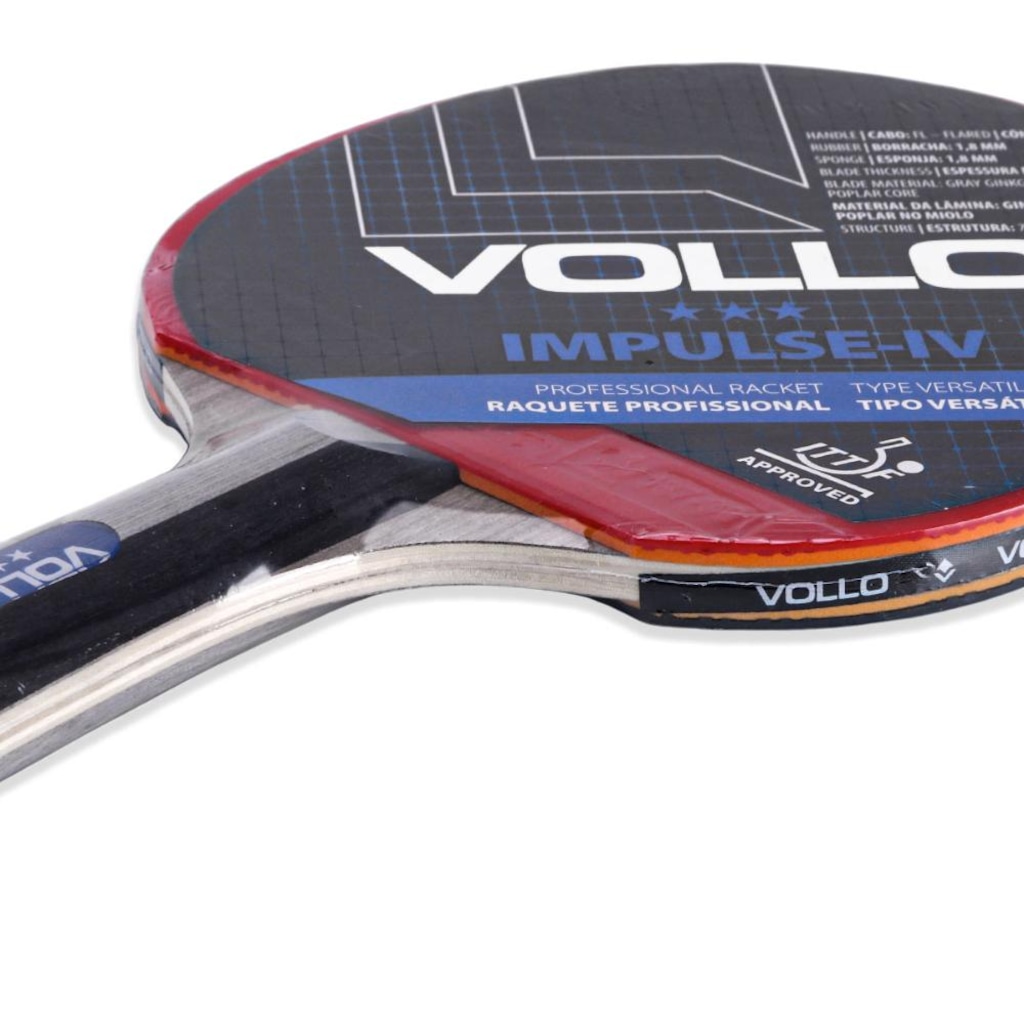 Imagem 4 do produto Raquete de Tênis De Mesa Vollo Impulse 4 - Adulto