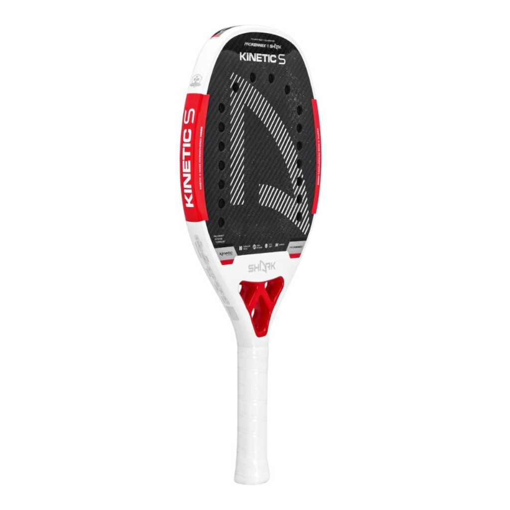 Imagem 2 do produto Raquete de Beach Tennis Shark Kinetic S-Red 2026 - Adulto