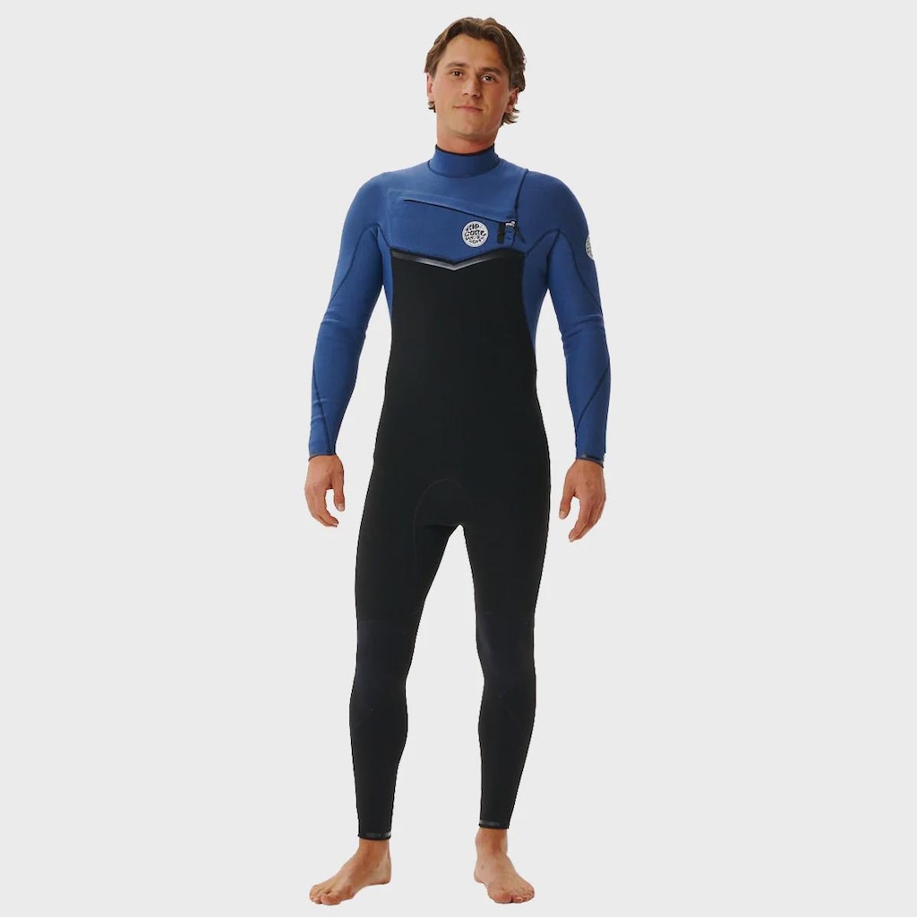 Imagem 2 do produto Long John Rip Curl E-bomb Chest Zip Navy Masculino - 3/2mm