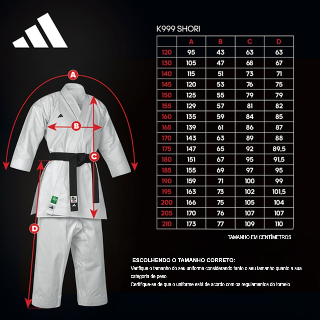 Imagem 2 do produto KIT Kimono Karatê adidas para Kata Shori - Adulto