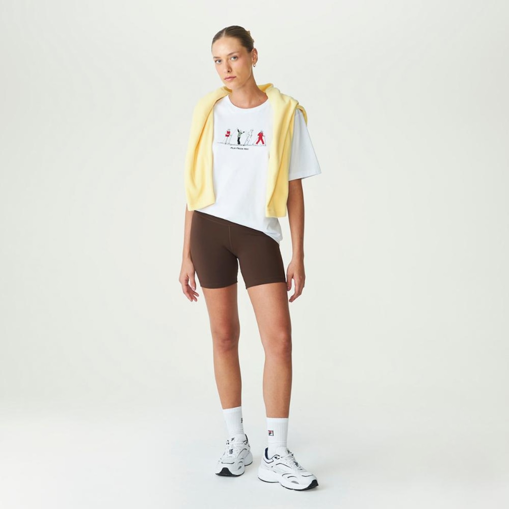 Imagem 2 do produto Camiseta Fila Long Ski Club Ag Feminina