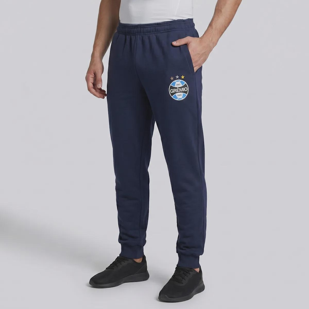 Imagem 3 do produto Calça de Moletom do Grêmio Escudo Retrô - Masculina
