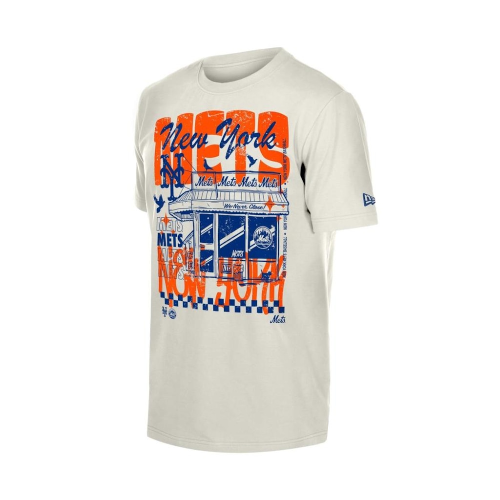 Imagem 3 do produto Camiseta New Era Regular New York Mets Masculina