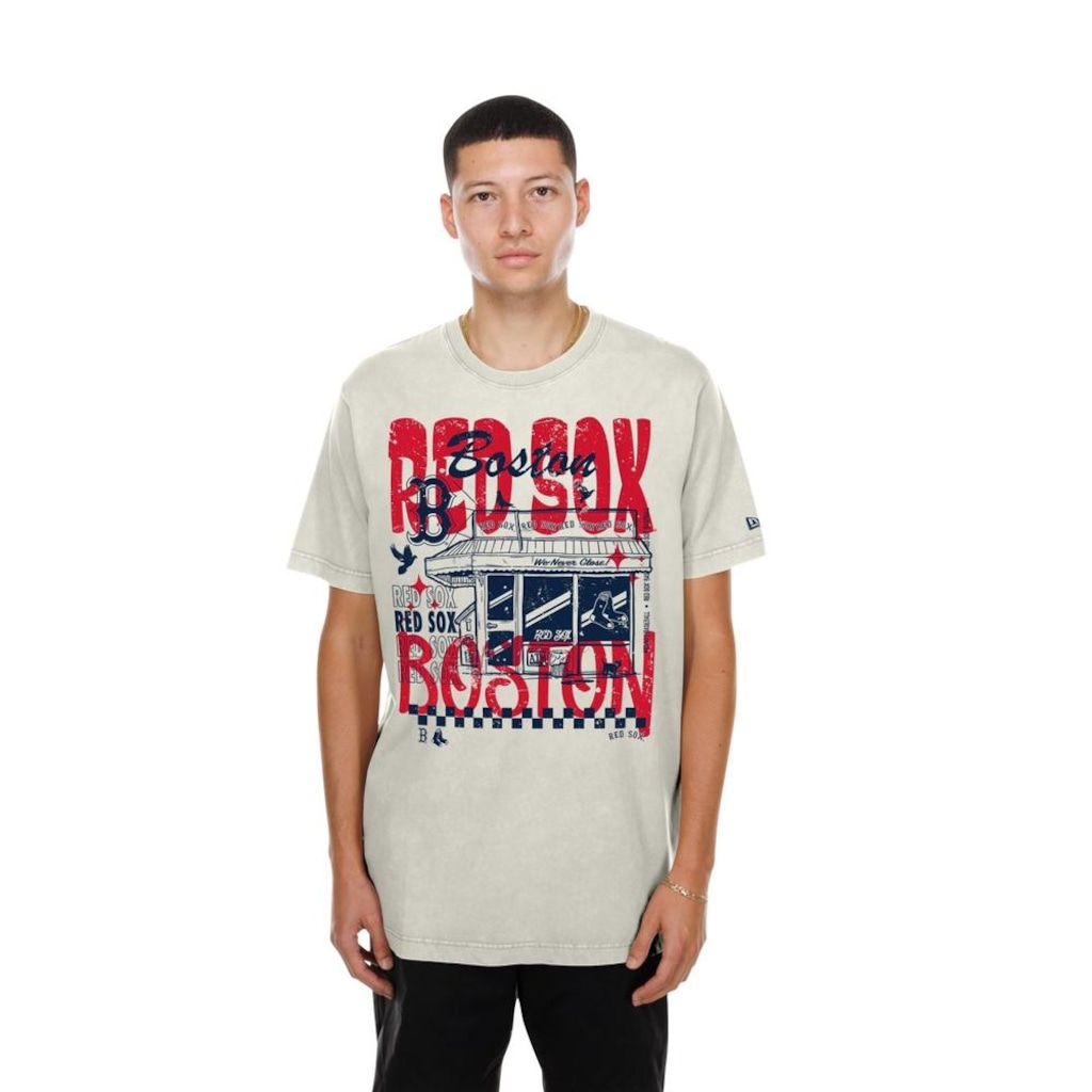 Imagem 3 do produto Camiseta New Era Regular Boston Red Sox Masculina
