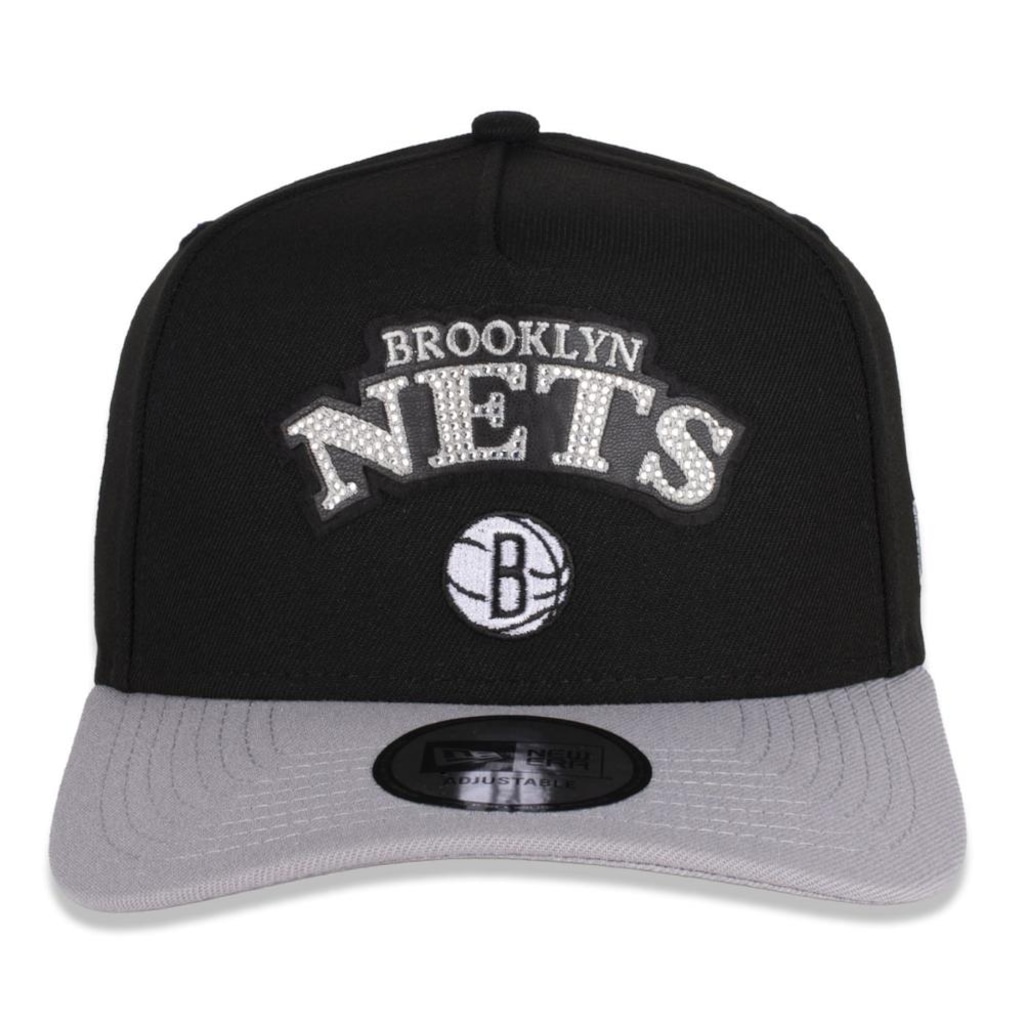 Imagem 2 do produto Boné New Era 9Forty A-FRAME Snapback Brooklyn Nets NBA Masculino