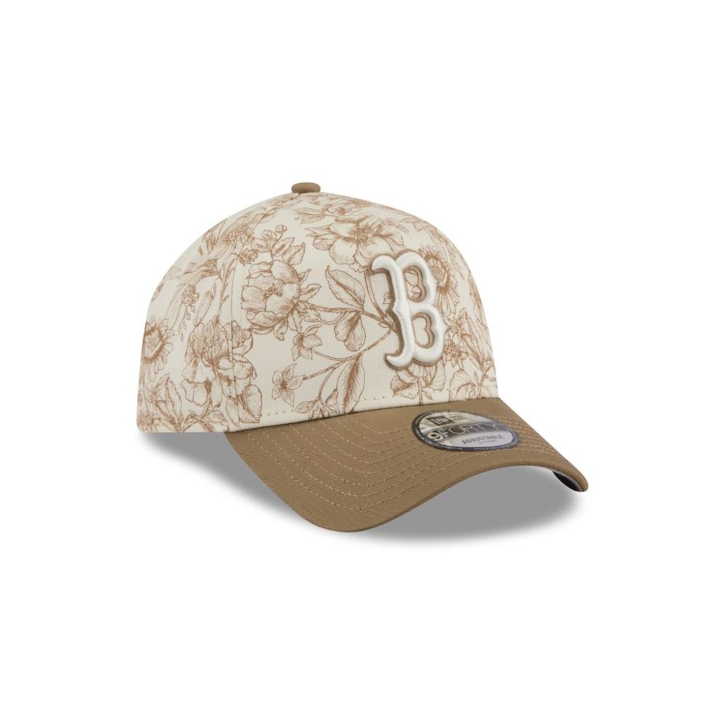 Imagem 3 do produto Boné New Era 9Forty A-Frame Boston Red Sox Boné Spring Floral Masculino