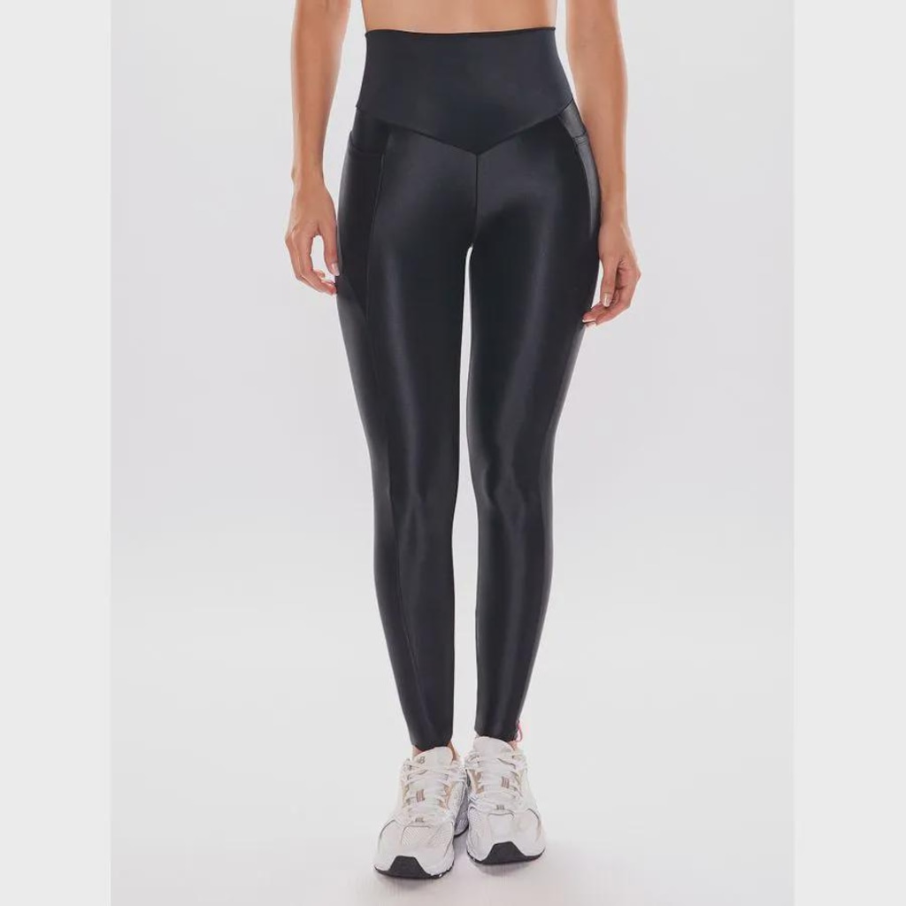 Imagem 4 do produto Calça Legging com Recortes Lisa Body For Sure Energy Feminina