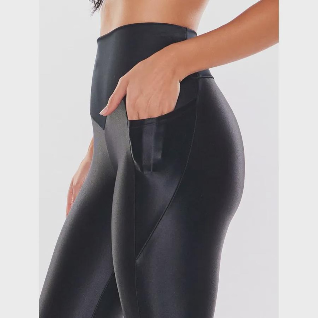Imagem 5 do produto Calça Legging com Recortes Lisa Body For Sure Energy Feminina