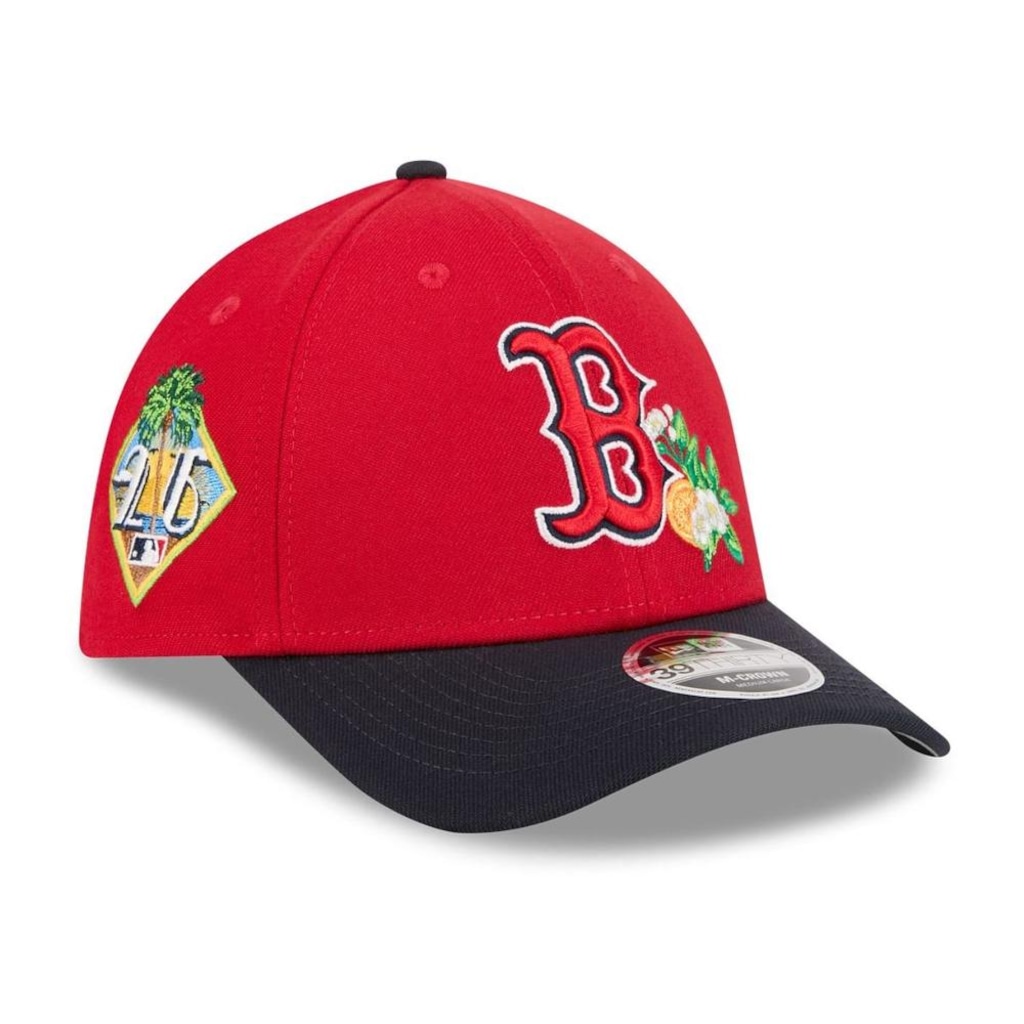 Imagem 3 do produto Boné New Era 39Thirty M-Crown Boston Red Sox Spring Training Masculino