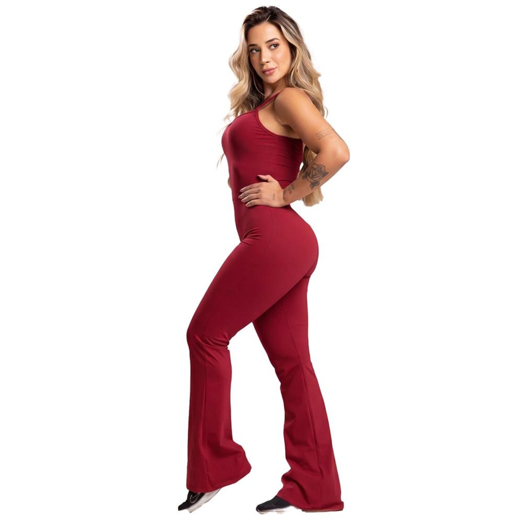 Imagem 2 do produto Macacão Fitness Mvb Modas Flare - Feminino