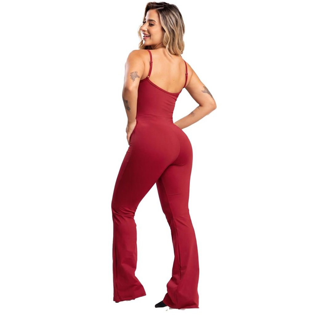 Imagem 3 do produto Macacão Fitness Mvb Modas Flare - Feminino