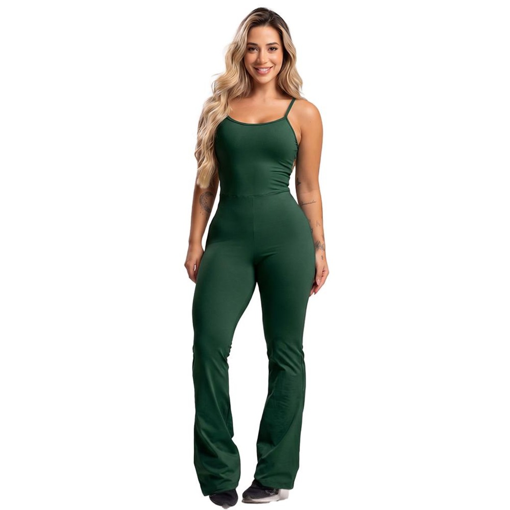 Imagem 1 do produto Macacão Fitness Mvb Modas Flare - Feminino