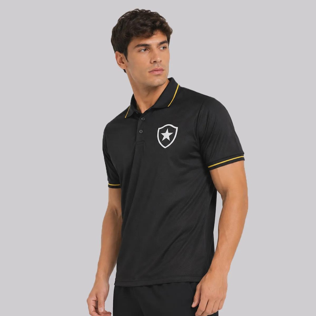 Imagem 2 do produto Camiseta Polo Botafogo Ouro Masculina