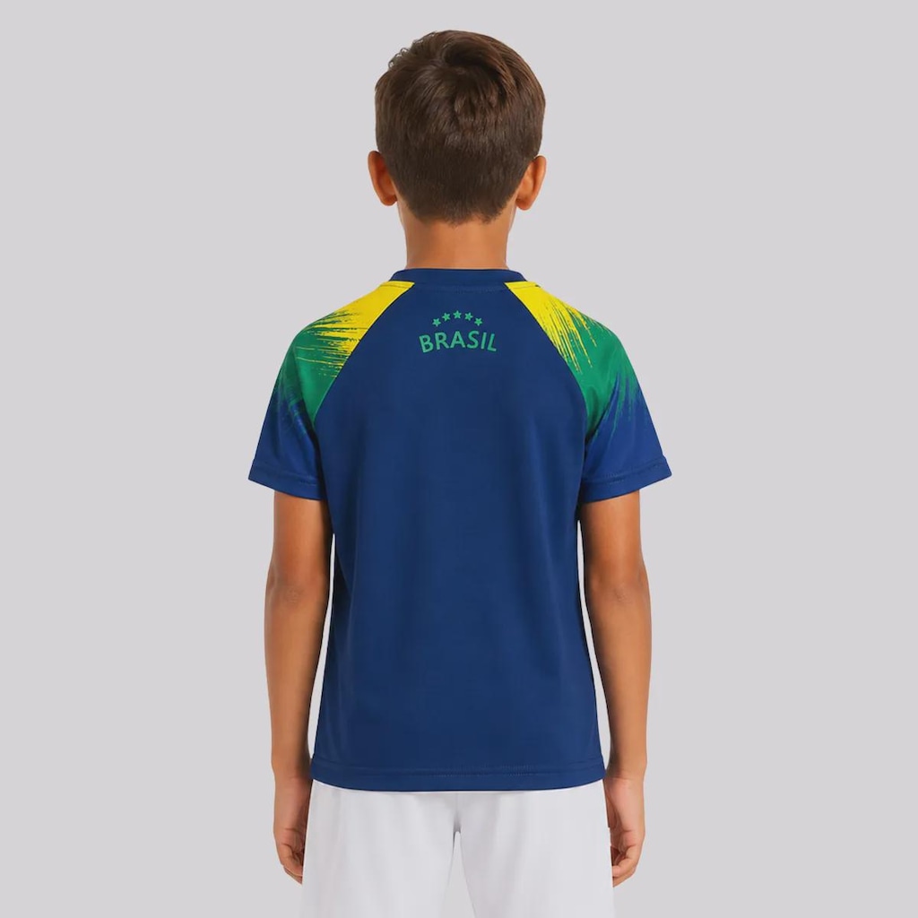 Imagem 3 do produto Camisa Brasil Raglan Infantil