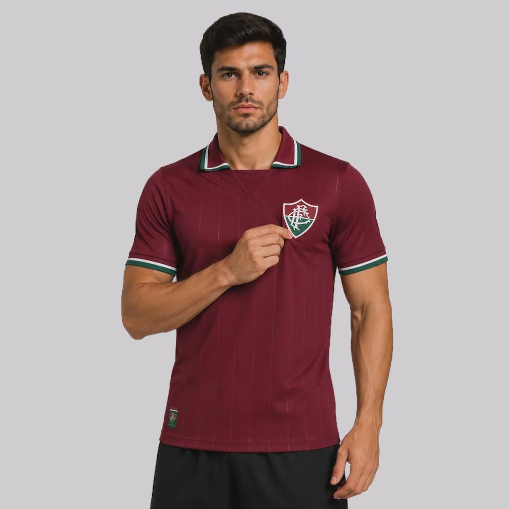 Imagem 4 do produto Camiseta Polo do Fluminense - Masculina