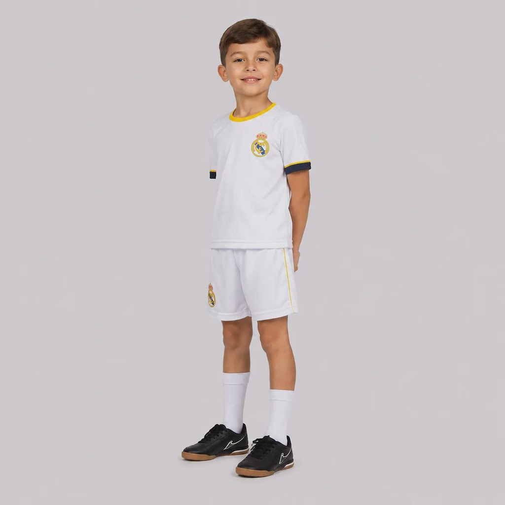 Imagem 3 do produto Kit Uniforme do Real Madrid Mini Craque - Infantil