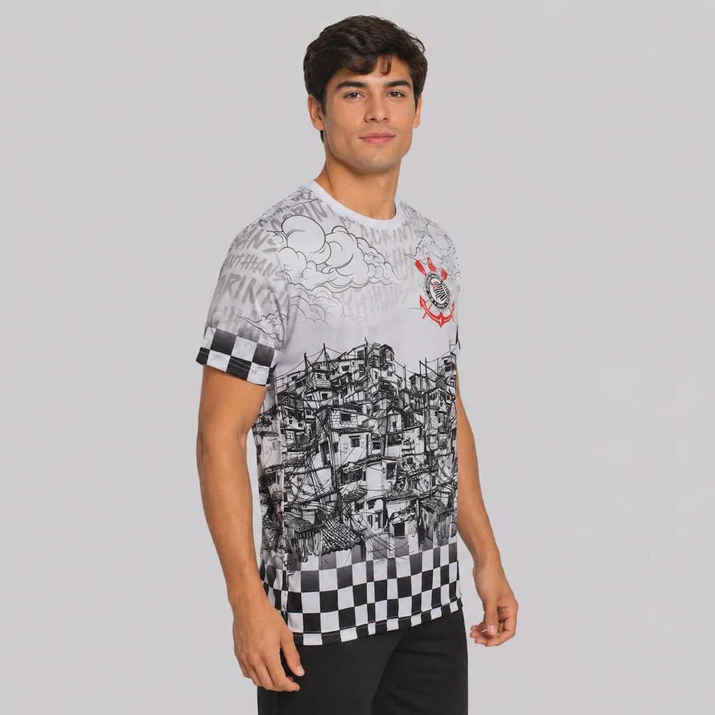 Imagem 2 do produto Camisa do Corinthians Maloqueiro e Sofredor - Masculina