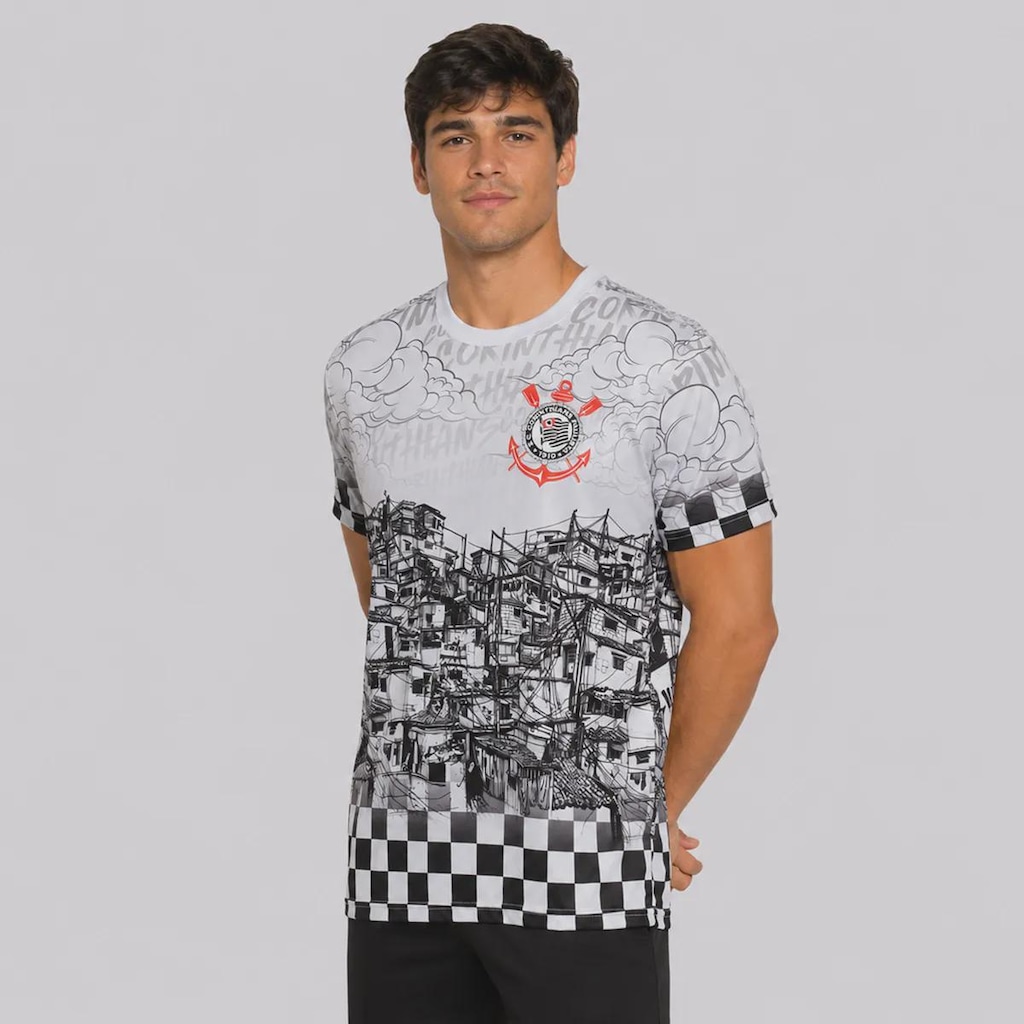 Imagem 3 do produto Camisa do Corinthians Maloqueiro e Sofredor - Masculina