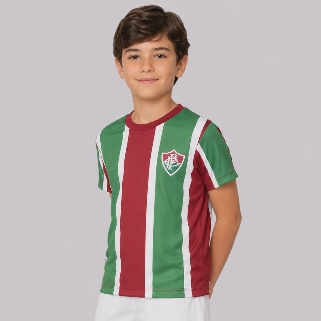 Imagem 3 do produto Camisa do Fluminense Somar Bordô - Infantil